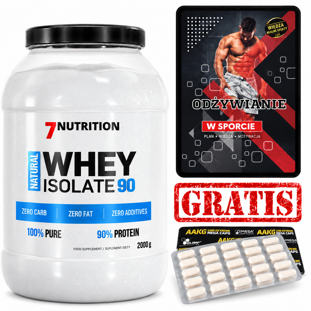 Zestaw proteinowy z gratisami